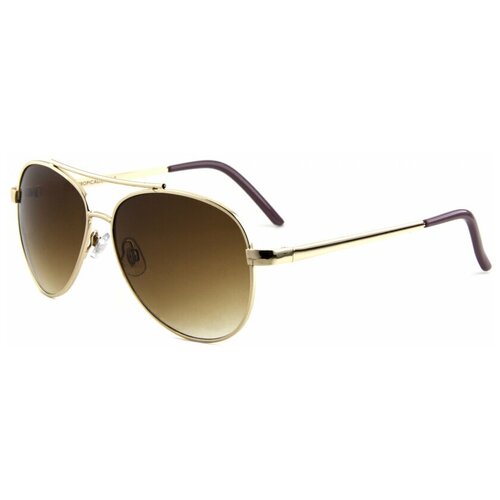 женские авиаторы солнцезащитные очки tropical, золотые