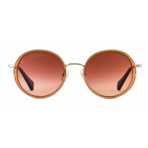 круглые солнцезащитные очки gigibarcelona, коричневые