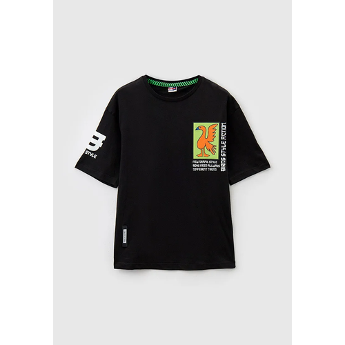 спортивные футболка beneti для мальчика, черная