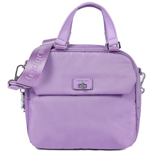 женская кожаные сумка hedgren, фиолетовая