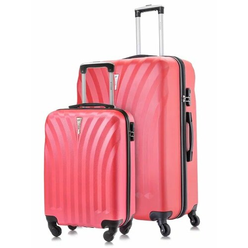 женский чемодан l’case, розовый