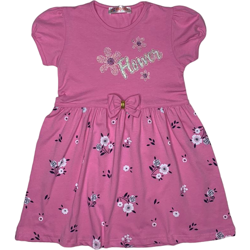 платье hellex для девочки, розовое