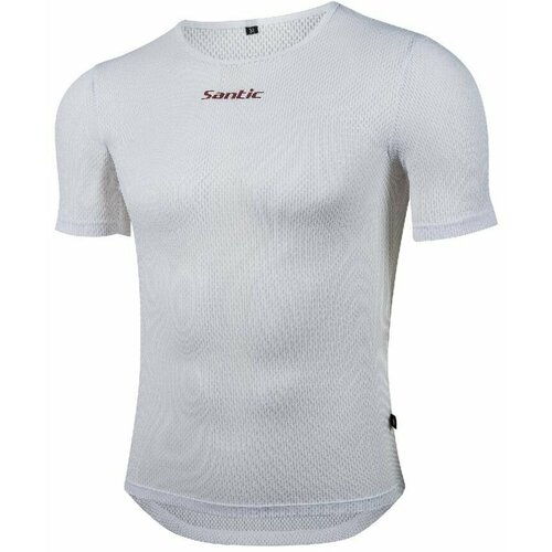 мужская спортивные футболка santic, белая