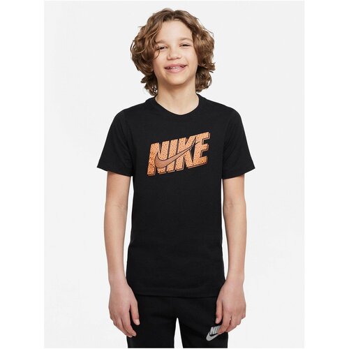 спортивные футболка nike для мальчика, черная