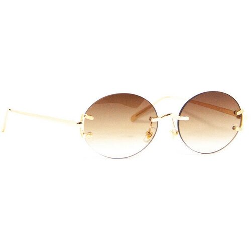 женские солнцезащитные очки kaizi, золотые