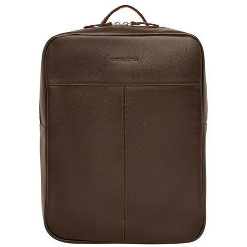 мужской кожаные рюкзак lakestone, коричневый
