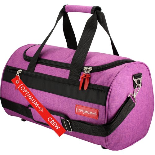 женская сумка через плечо optimum crew, фиолетовая
