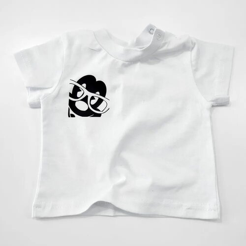футболка с принтом frolov46 для мальчика, белая