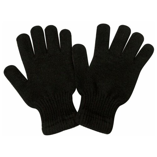 мужские вязаные перчатки kamukamu, черные