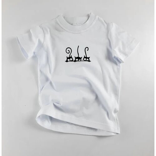 футболка frolov46 для девочки, белая