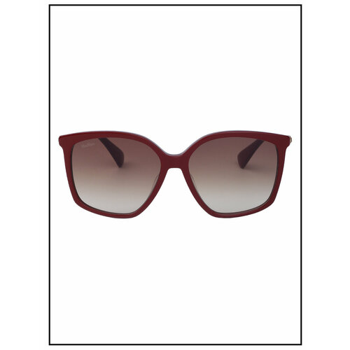 женские солнцезащитные очки max mara, золотые