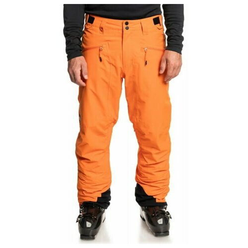 мужские классические брюки quiksilver, оранжевые