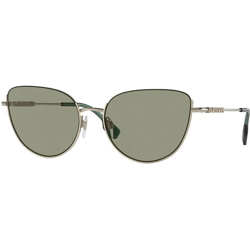 женские солнцезащитные очки burberry, зеленые