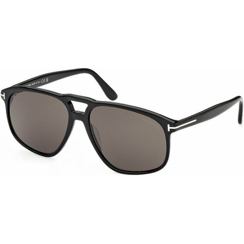 мужские авиаторы солнцезащитные очки tom ford, серые