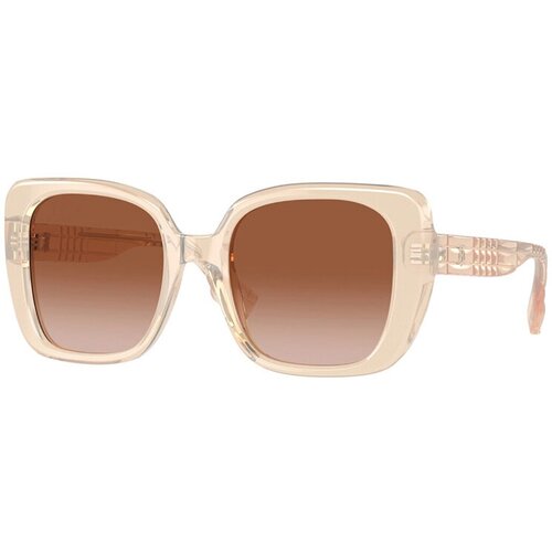 женские квадратные солнцезащитные очки burberry, коричневые