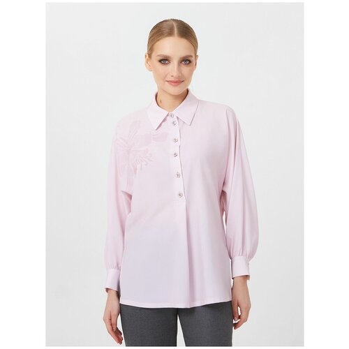 женская блузка lo, розовая