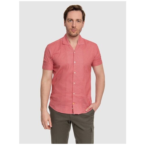мужская рубашка kanzler, розовая