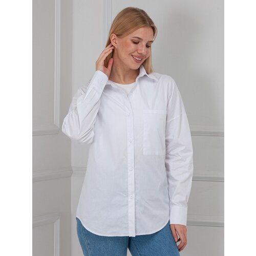 женская рубашка с длинным рукавом saryshka, белая