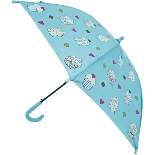 зонт-трости russian look для девочки, голубой