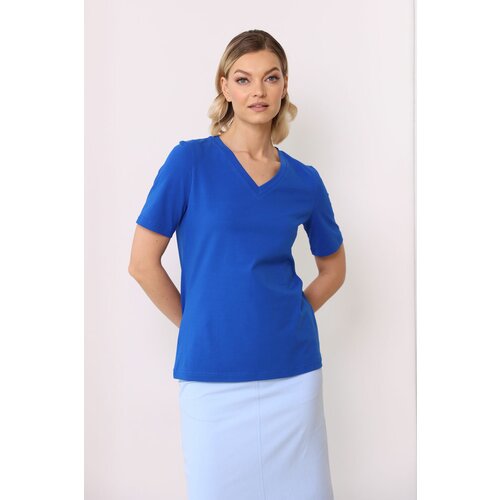 женская футболка looklikecat, синяя