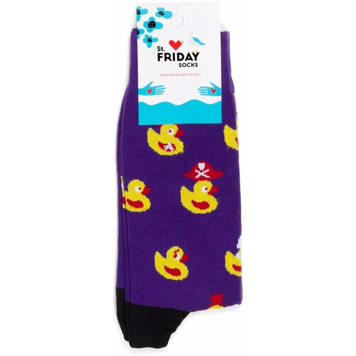 женские носки st. friday, фиолетовые