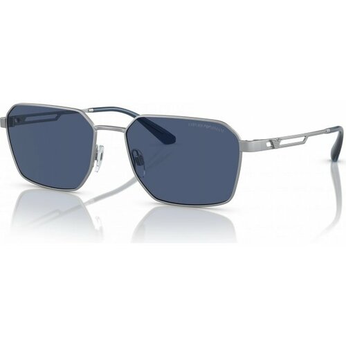 мужские солнцезащитные очки emporio armani, серебряные
