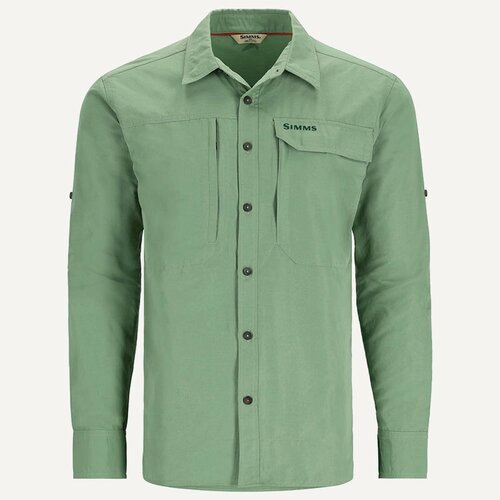 мужская рубашка simms, зеленая