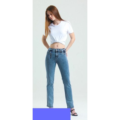 женские прямые джинсы motor jeans, серые