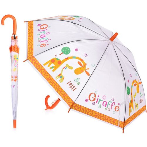 зонт-трости oubaoloon для девочки, оранжевый
