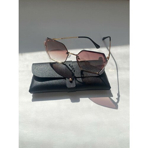 женские солнцезащитные очки frada glasses, коричневые