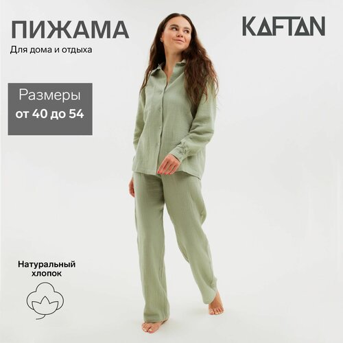 женская пижама kaftan, зеленая