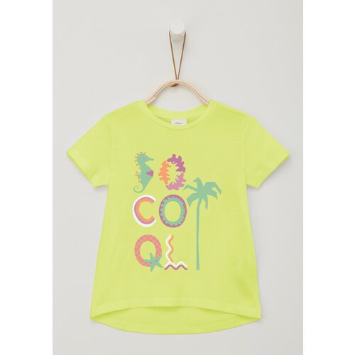футболка s.oliver для девочки, зеленая