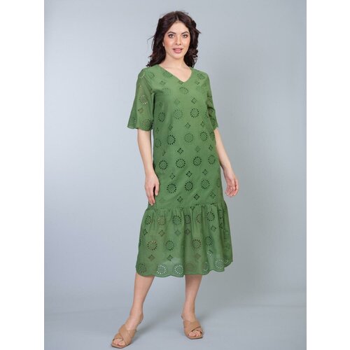 женское платье индия, зеленое