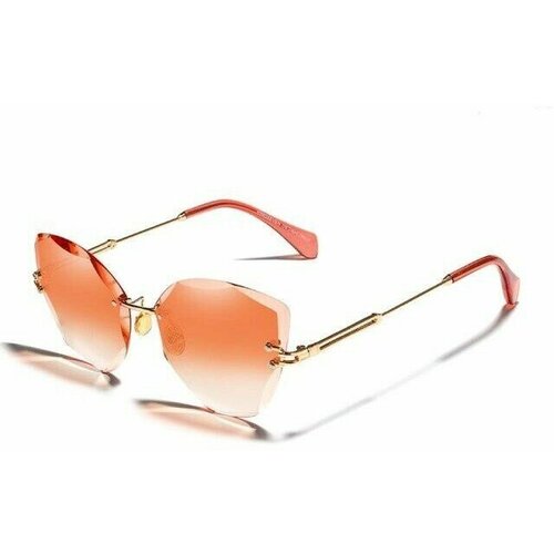 женские солнцезащитные очки paul burk, оранжевые