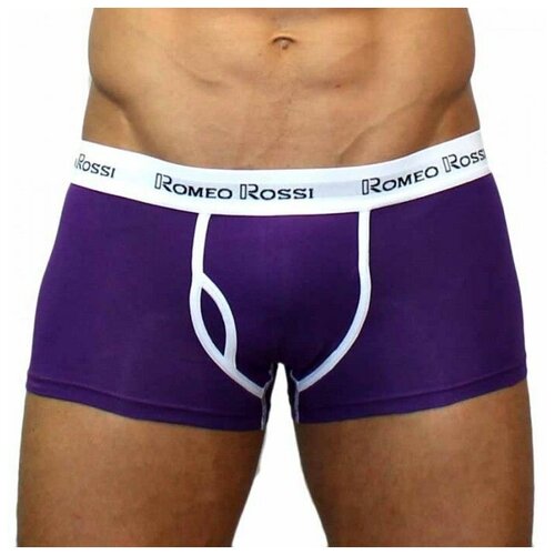 мужские трусы-боксеры romeo rossi, фиолетовые