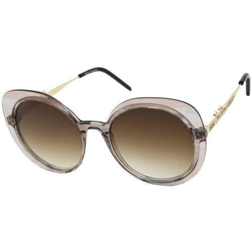 женские солнцезащитные очки enni marco, коричневые