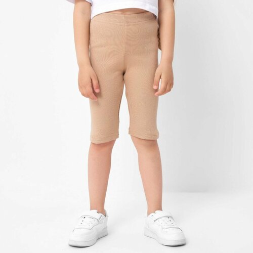 джинсовые шорты kaftan для девочки, бежевые