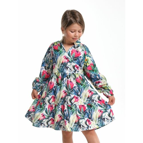 платье mini maxi для девочки, разноцветное