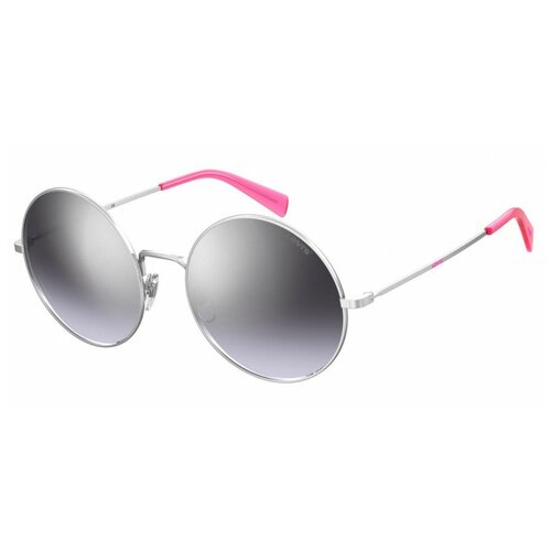 женские круглые солнцезащитные очки levi’s®, серебряные