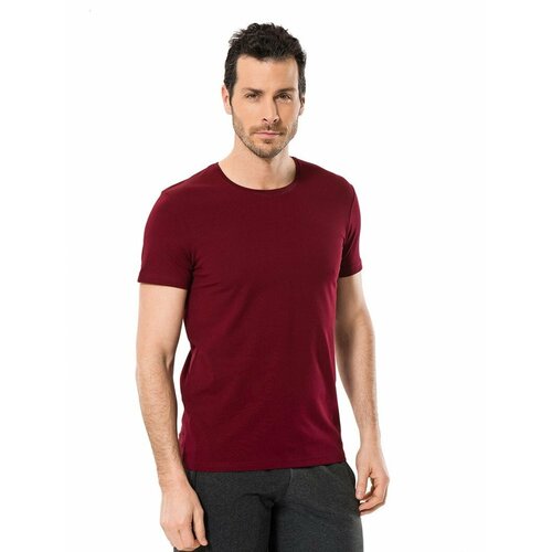 мужская футболка cacharel, бордовая