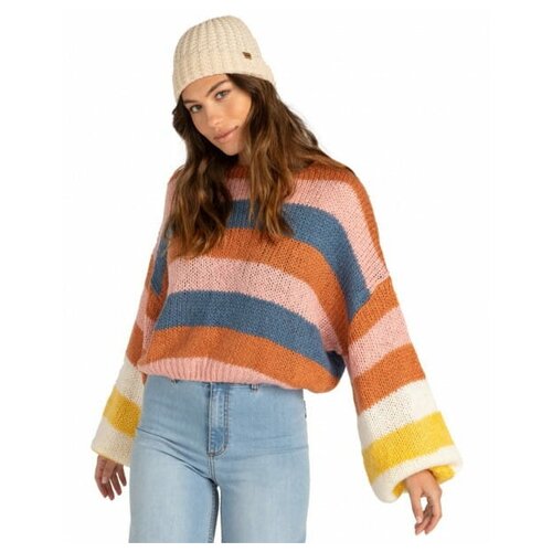 женский свитер billabong, разноцветный