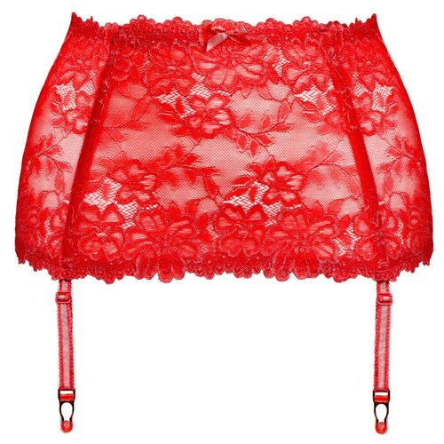 женские кружевные колготки mat lingerie, красные