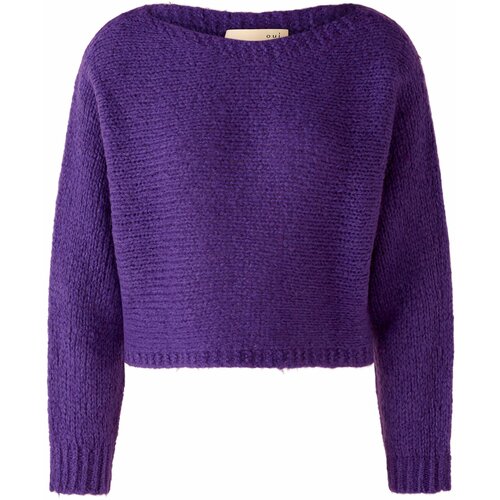 женский свитер удлиненные oui, фиолетовый