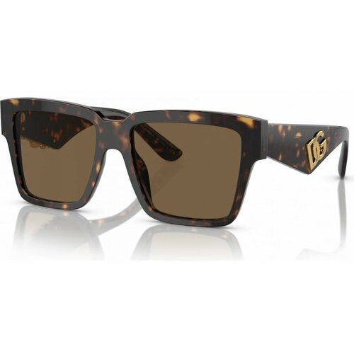 женские солнцезащитные очки dolce & gabbana, коричневые