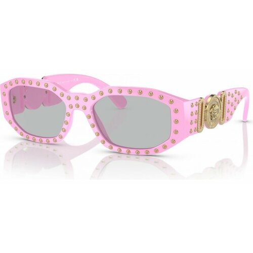 солнцезащитные очки versace, розовые