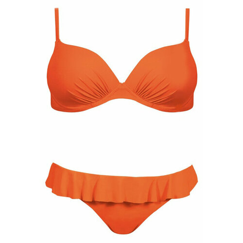 женский купальник self, оранжевый