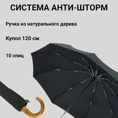 мужской зонт sponsa, черный