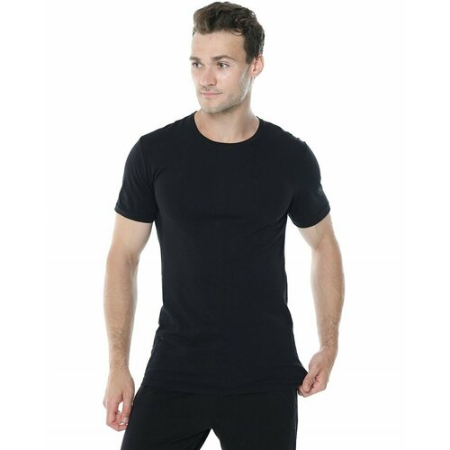 мужская футболка с коротким рукавом oztas, черная