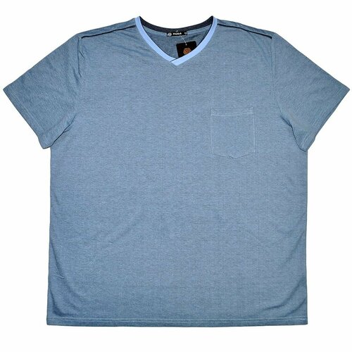 мужская футболка с v-образным вырезом fazo-r, синяя