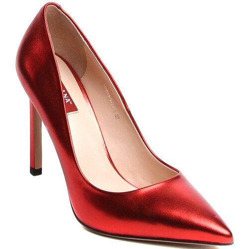 женские туфли-лодочки milana, красные